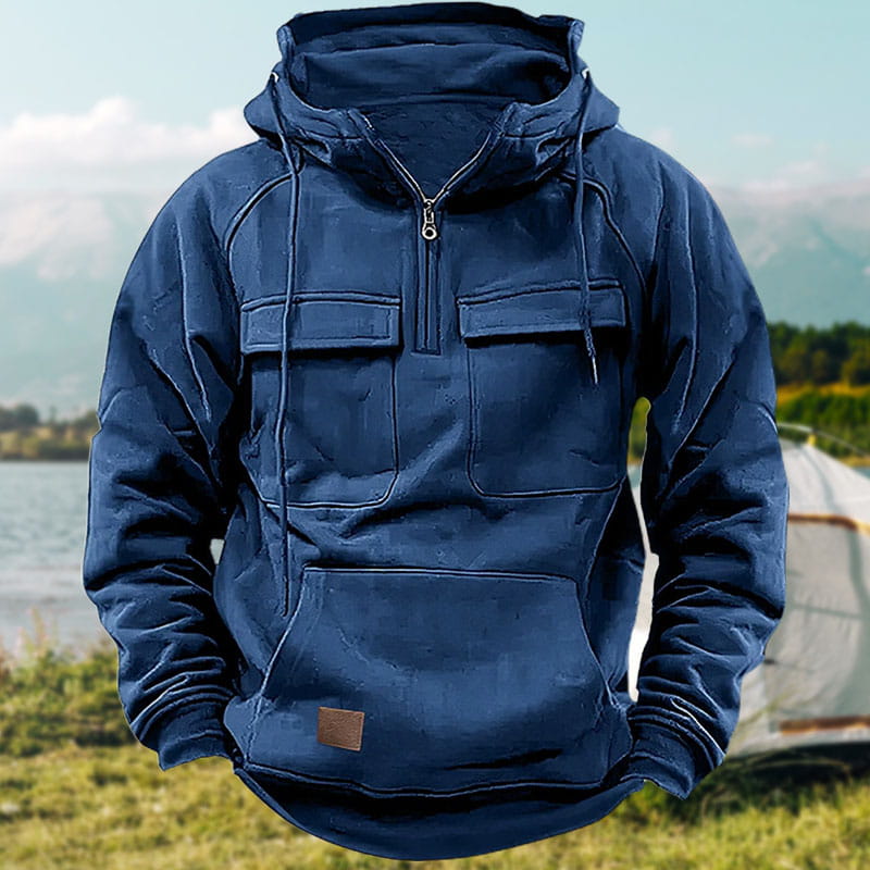 Veste Sweat-shirt à Capuche Décontractée pour Homme