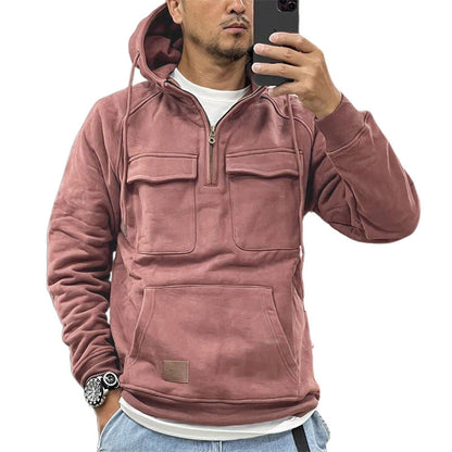 Veste Sweat-shirt à Capuche Décontractée pour Homme