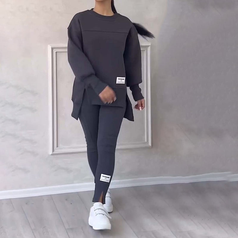 Ensemble sweat-shirt et leggings décontractés pour femmes