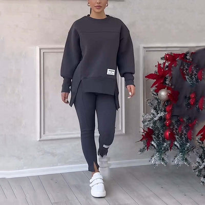 Ensemble sweat-shirt et leggings décontractés pour femmes