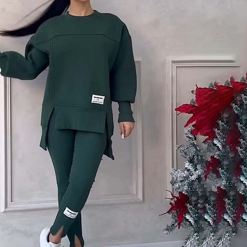 Ensemble sweat-shirt et leggings décontractés pour femmes