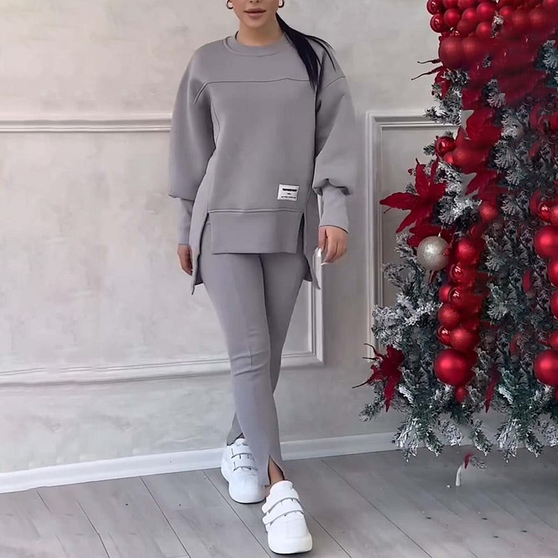 Ensemble sweat-shirt et leggings décontractés pour femmes