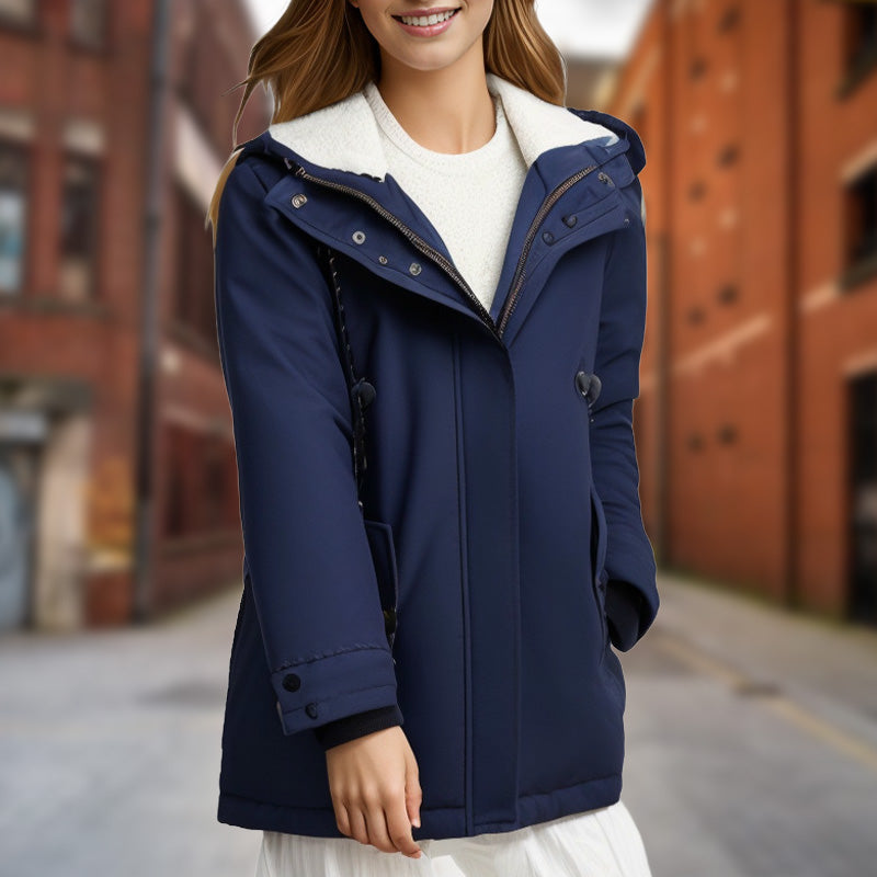 Parka à Capuche Confortable pour Femmes