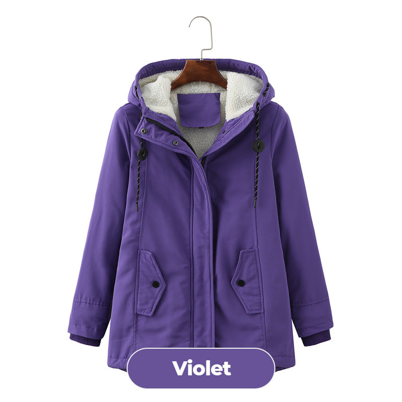 Parka à Capuche Confortable pour Femmes
