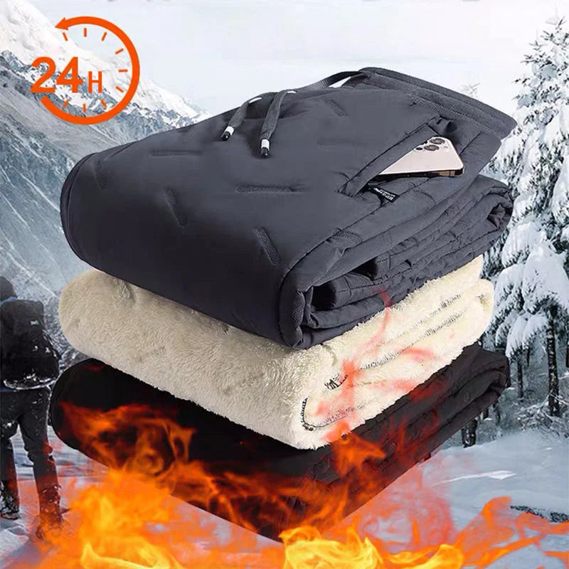 👖 60% DE RÉDUCTION ! ❄️ Pantalon de Jogging Thermique Unisexe - Isolation Chaude et Confortable pour Sport ou Quotidien en Hiver 🏃‍♂️📦