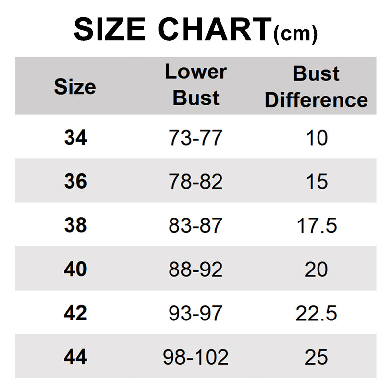 Soutien-gorge à larges bretelles sans armature à fermeture frontale pour femmes