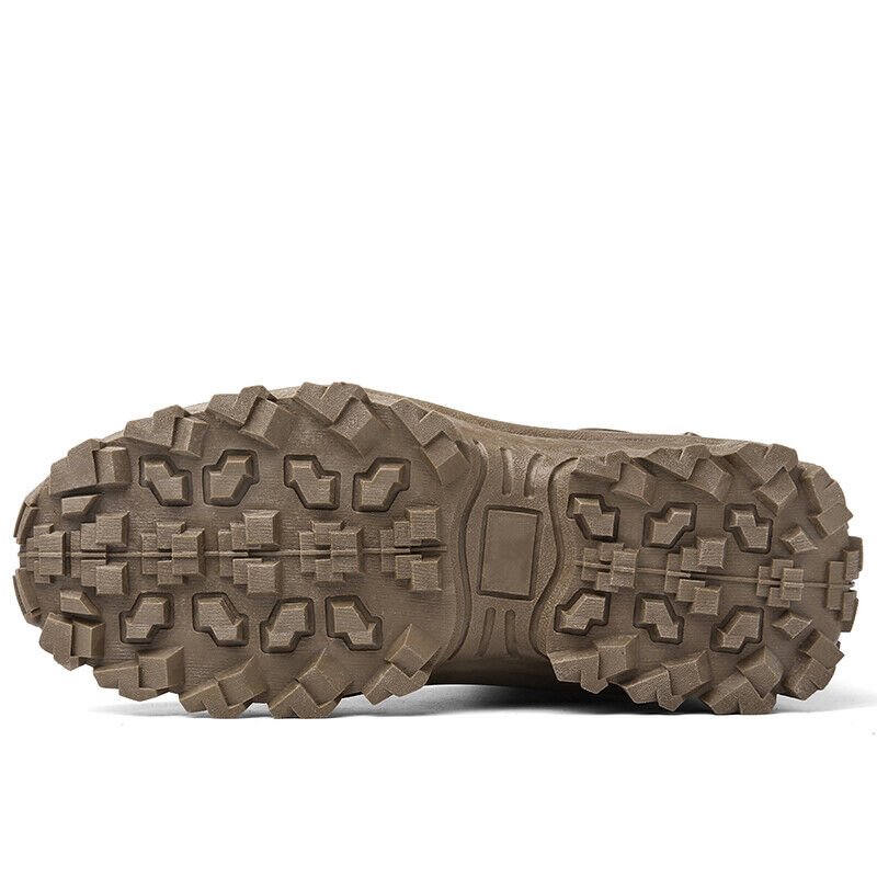 Bottes de Combat de Travail Imperméables pour Hommes, Extérieur Anti-Perforation, Bottes de l'Armée (Amélioration de la Durabilité)