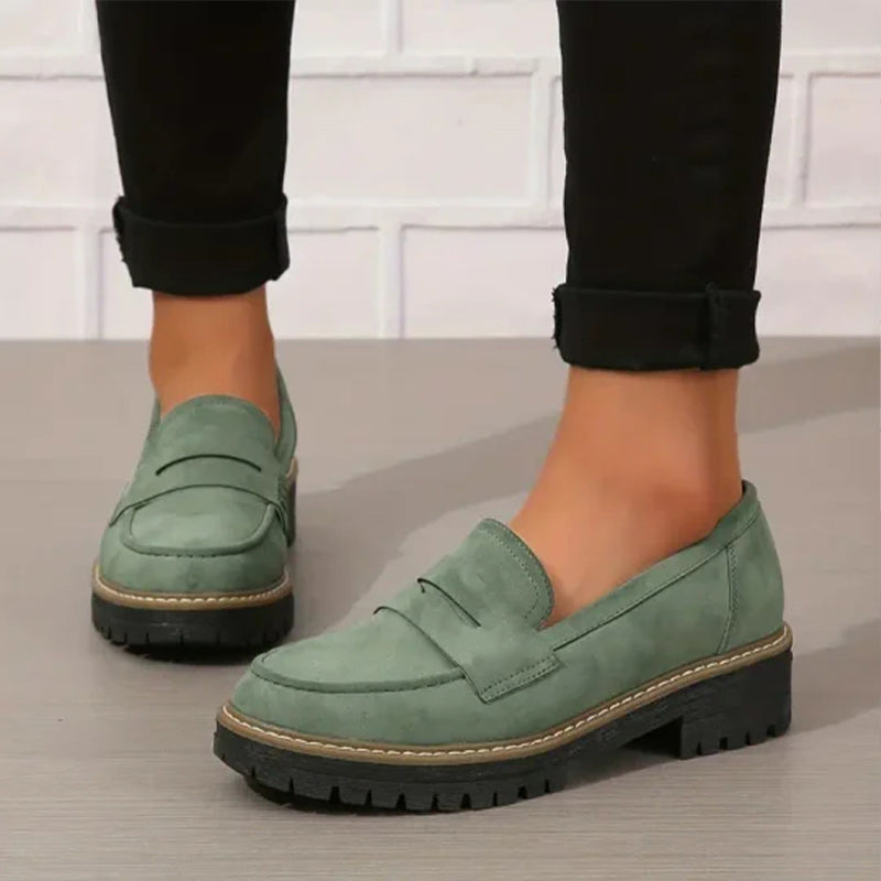 Mocassins à plateforme confortables pour femmes