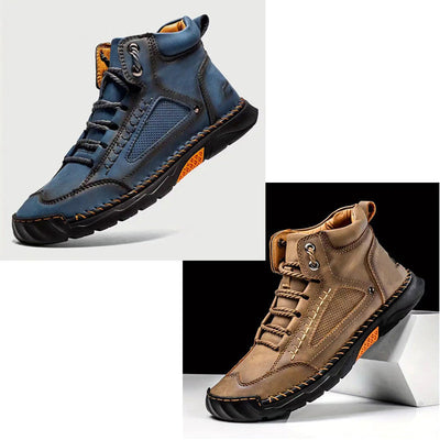 💥Chot Vente💥sylish cousue à la main Flat Sole Boots Men's 💥ultimate Comfort💥