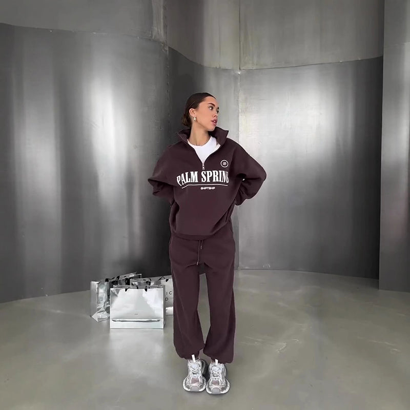 Ensemble 2 pièces tendance et décontracté pour femmes