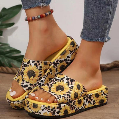 Mocassins à plateforme antidérapants et absorbant la transpiration