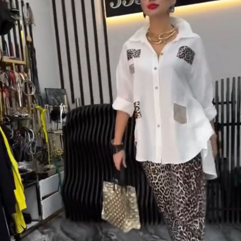 Ensemble 2 pièces léopard pour femme🥰