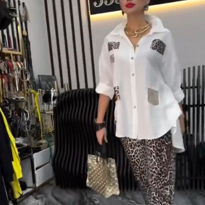 Ensemble 2 pièces léopard pour femme🥰