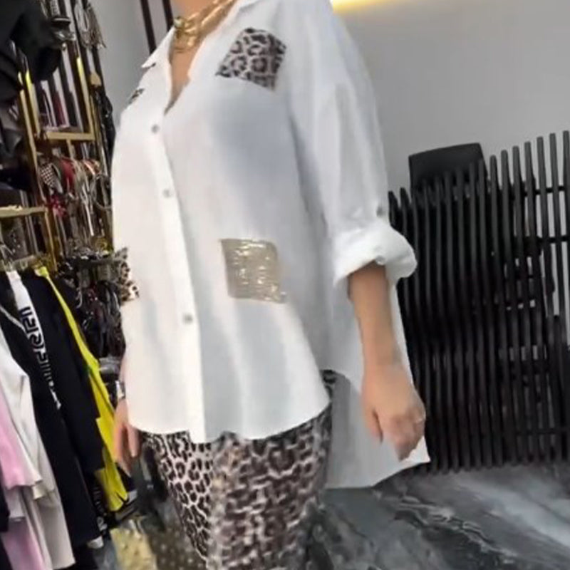 Ensemble 2 pièces léopard pour femme🥰