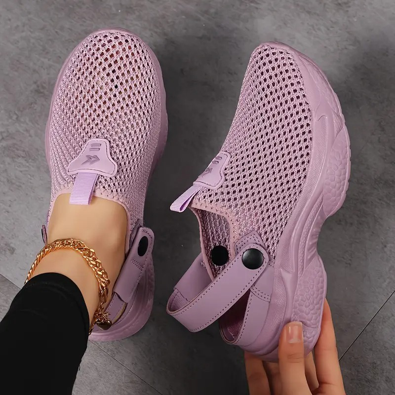 Baskets orthopédiques respirantes et antidérapantes pour femmes, conçues pour la randonnée et les activités de loisirs.