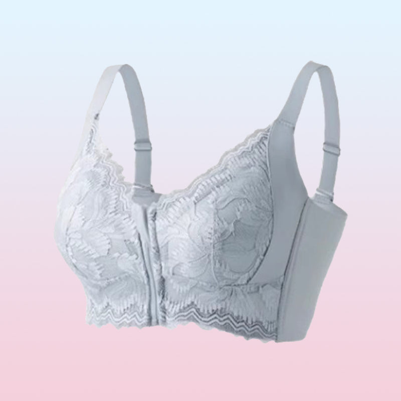 ✨Achetez-en 1 obtenez-en 2💞Soutien-gorge ultra souple avec fermeture éclair à l'avant et sans armatures