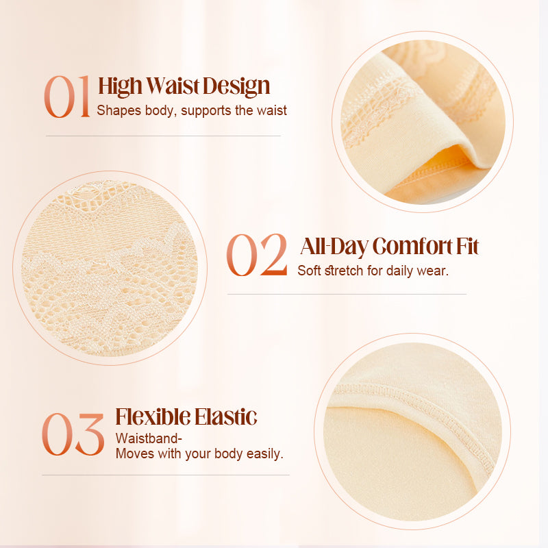 Culotte taille haute grande taille pour femmes