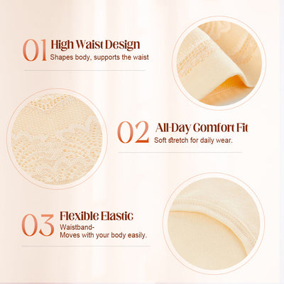 Culotte taille haute grande taille pour femmes