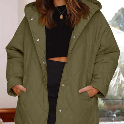 🔥Veste matelassée à capuche pour femmes, tendance hiver