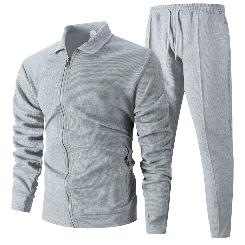 Élégant ensemble 2 pièces composé d'une veste et d'un pantalon de jogging pour homme