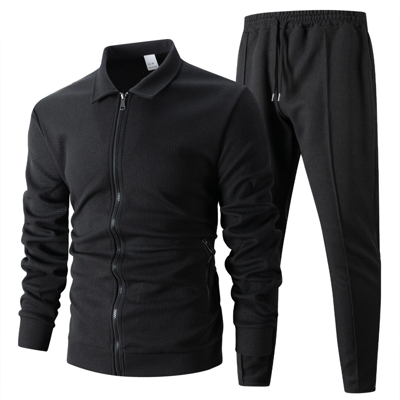 Élégant ensemble 2 pièces composé d'une veste et d'un pantalon de jogging pour homme