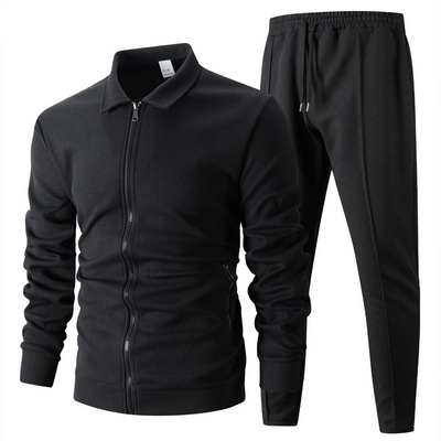 Élégant ensemble 2 pièces composé d'une veste et d'un pantalon de jogging pour homme