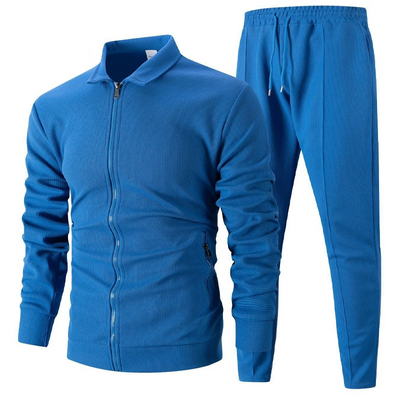 Élégant ensemble 2 pièces composé d'une veste et d'un pantalon de jogging pour homme