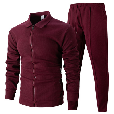 Élégant ensemble 2 pièces composé d'une veste et d'un pantalon de jogging pour homme