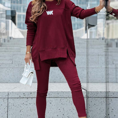 Ensemble décontracté pour femmes : sweat-shirt et legging