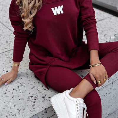 Ensemble décontracté pour femmes : sweat-shirt et legging