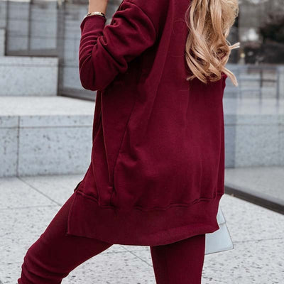 Ensemble décontracté pour femmes : sweat-shirt et legging