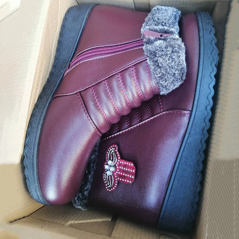 Bottines chaudes épaisses pour femmes