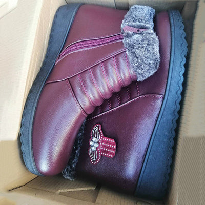 Bottines chaudes épaisses pour femmes