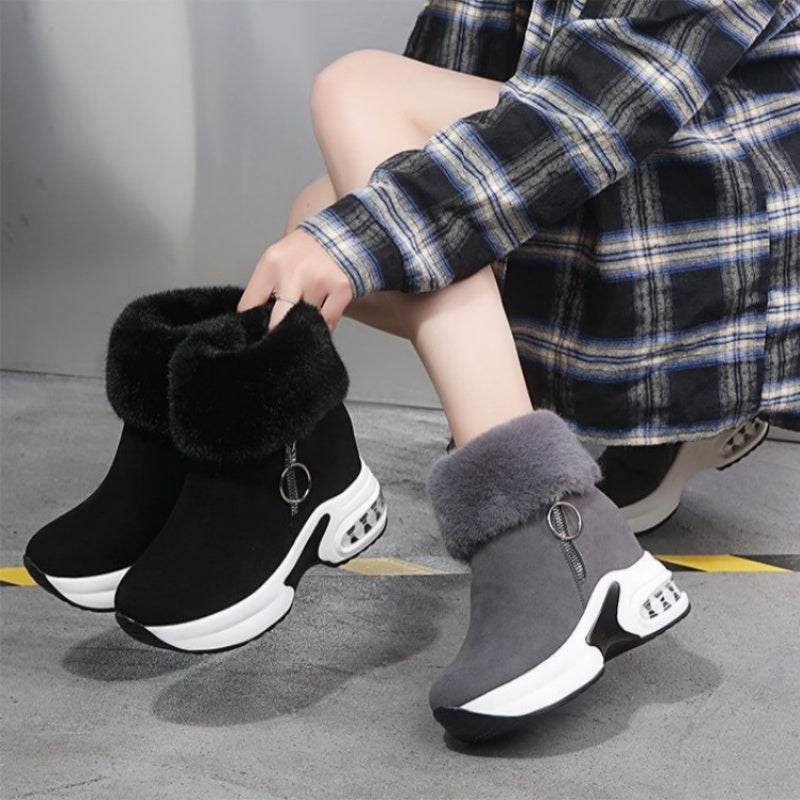 👢Bottines orthopédiques à talons épais pour femmes✨ Doublure chaude et confortable, parfaite pour un style urbain en automne et en hiver🍁