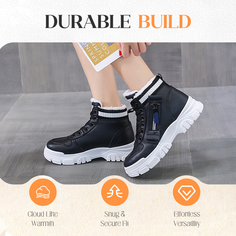 Bottes à lacets pour femmes avec doublure chaude Flurry