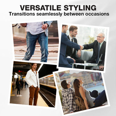 Chemise pour homme à manches longues et revers ＆ Pantalon Ensemble 2 pièces