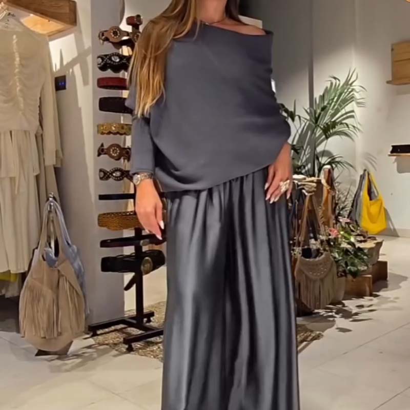 ✨ Ensemble chic 2 pièces épaules dénudées — Doux, flatteur & élégance sans effort | Jusqu’à 60 % DE RÉDUCTION aujourd’hui ! 🌸