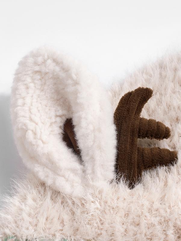 🎁🎄Soldes de Noël 49 % de réduction ! 🦌Bonnet de Noël festif au design original avec des bois de renne🧶