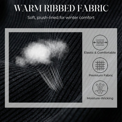 Pantalon chaud à taille haute doublé de peluche pour femmes