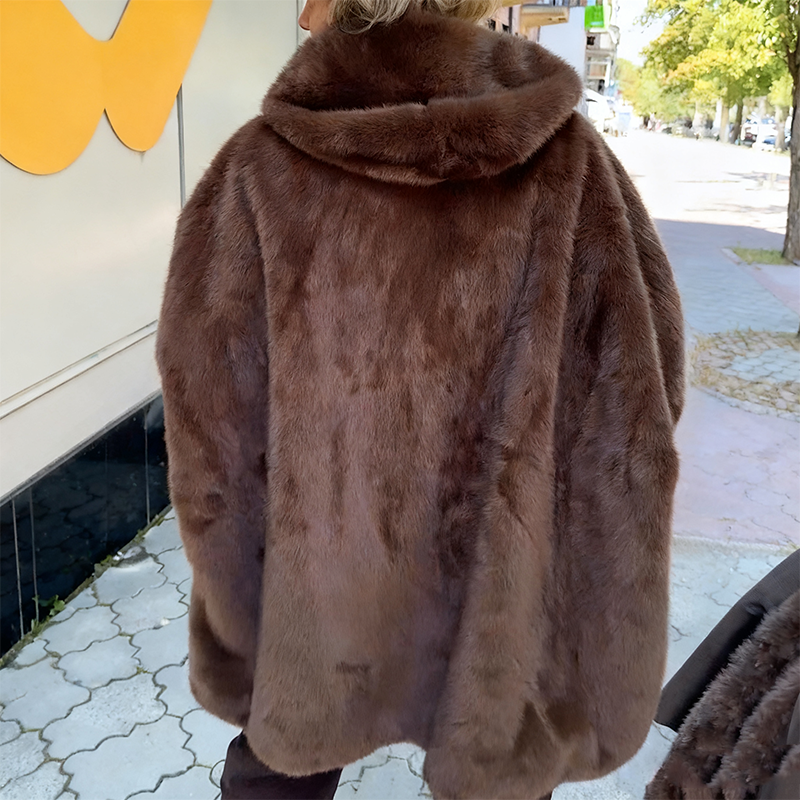 Manteau Décontracté à Capuche Zippé en Peluche pour Femme